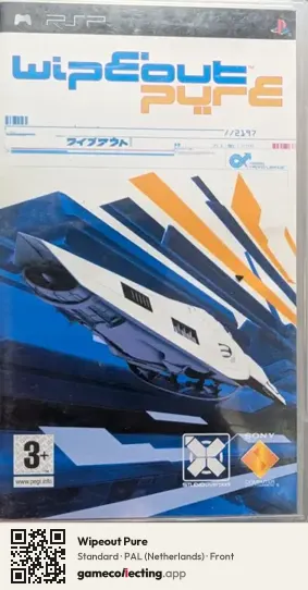 Wipeout Pure PlayStation Portable, Netherlands box front