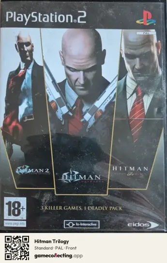 Hitman Trilogy PlayStation 2, PAL box front