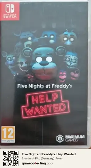 Five Nights at Freddy's: Help Wanted Nintendo Switch, Germany box front