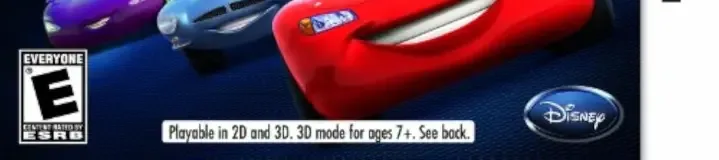 Cars 2, the ESRB box on its front
