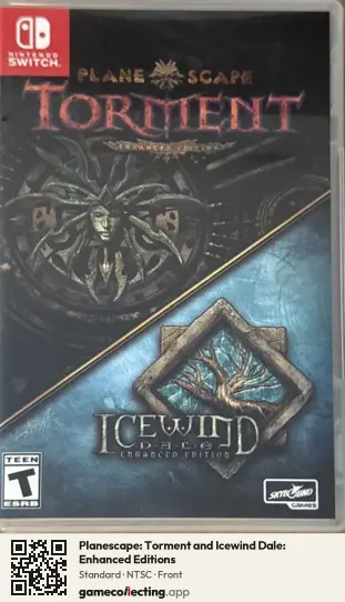 Planescape: Torment and Icewind Dale: Enhanced Editions Nintendo Switch, NTSC box front