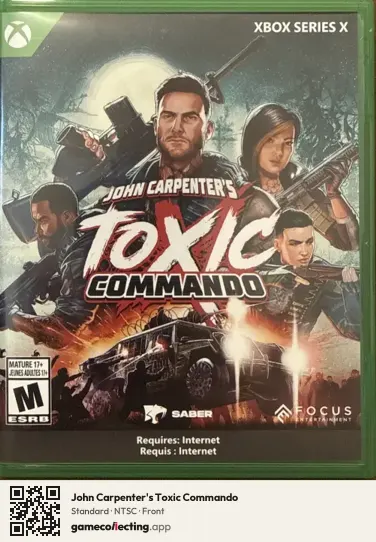 John Carpenter's Toxic Commando Xbox Series X, NTSC box front