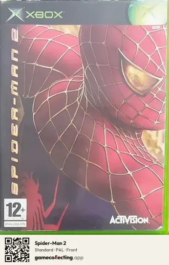 Spider-Man 2 Xbox, PAL box front