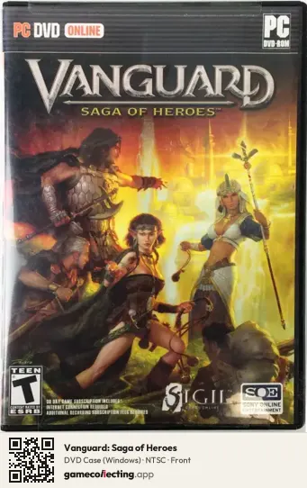 Vanguard: Saga of Heroes Computer, NTSC box front