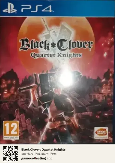 Black Clover: Quartet Knights PlayStation 4, Italy box front