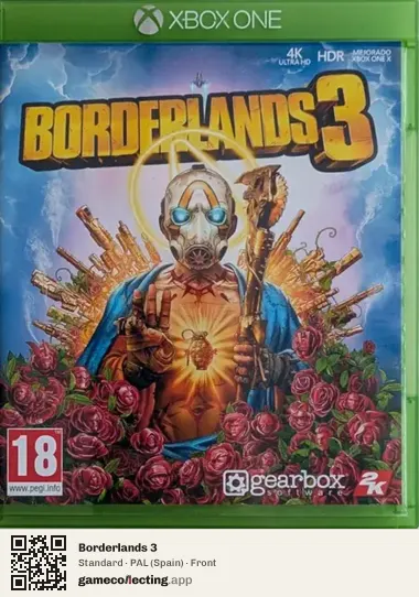 Borderlands 3 Xbox One, Spain box front