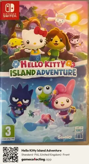 Hello Kitty Island Adventure Nintendo Switch, United Kingdom box front