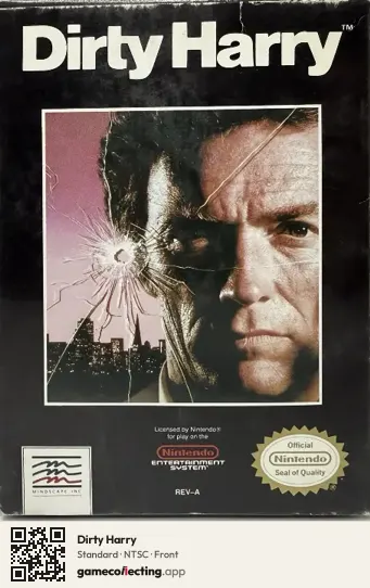 Dirty Harry Nintendo Entertainment System, NTSC box front