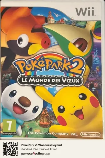 PokéPark 2: Wonders Beyond Nintendo Wii, France box front