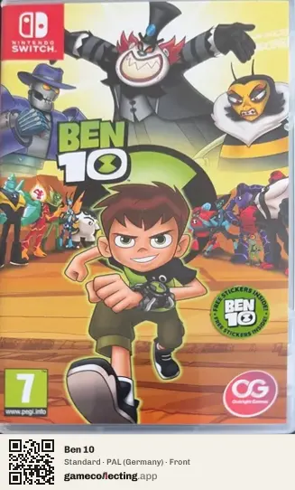 Ben 10 Nintendo Switch, Germany box front