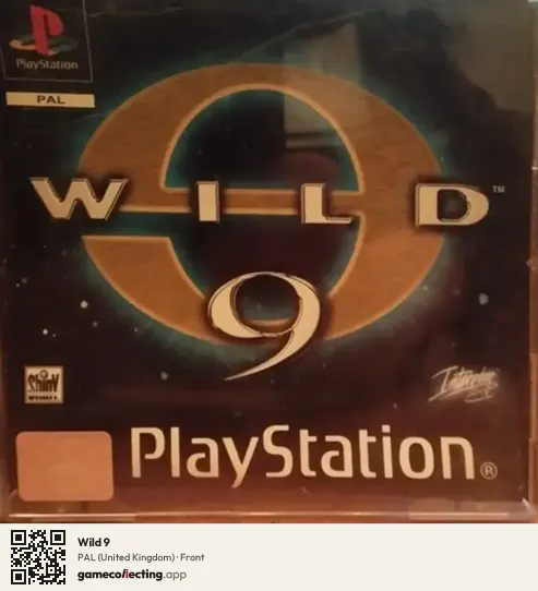 Wild 9 PlayStation, United Kingdom box front