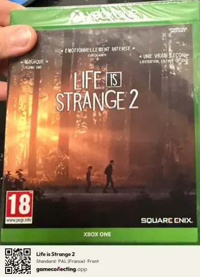 Life is Strange 2 Xbox One, France box front