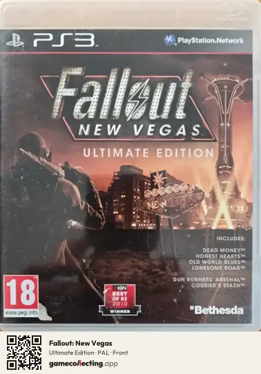 Fallout: New Vegas PlayStation 3, PAL box front