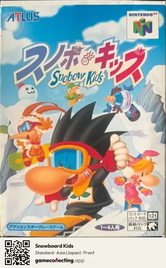Snowboard Kids Nintendo 64, Asia box front