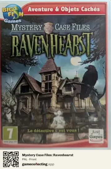 Mystery Case Files: Ravenhearst Computer, PAL box front