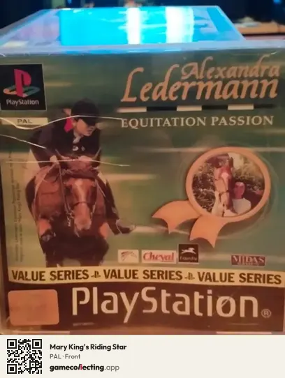 Mary King's Riding Star PlayStation, PAL box front