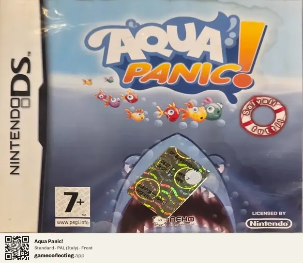 Aqua Panic! Nintendo DS, Italy box front