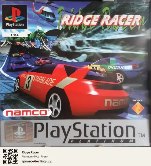 Ridge Racer PlayStation, PAL box front