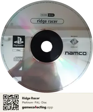 Ridge Racer PlayStation, PAL disc