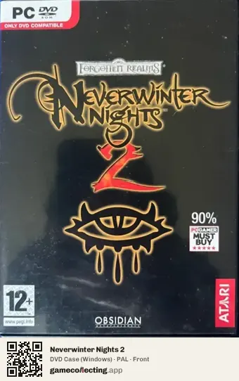 Neverwinter Nights 2 Computer, PAL box front