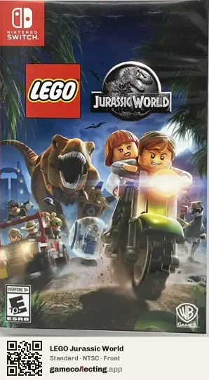 LEGO Jurassic World Nintendo Switch, NTSC box front