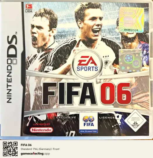 FIFA 06 Nintendo DS, Germany box front