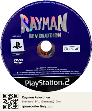 Rayman Revolution PlayStation 2, PAL disc