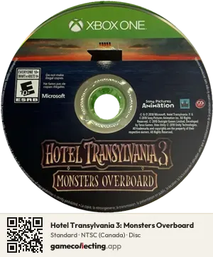 Hotel Transylvania 3: Monsters Overboard Xbox One, NTSC disc