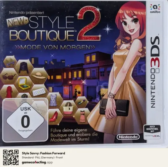 Style Savvy: Fashion Forward Nintendo 3DS, Germany box front