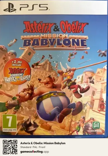 Asterix & Obelix: Mission Babylon PlayStation 5, PAL box front