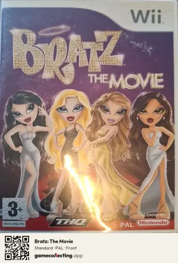 Bratz: The Movie Nintendo Wii, PAL box front