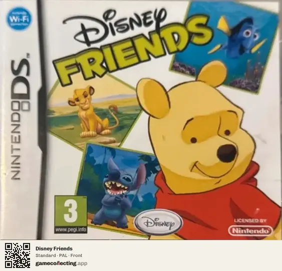 Disney Friends Nintendo DS, PAL box front