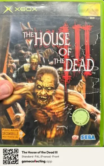 The House of the Dead III Xbox, France box front