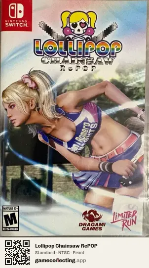 Lollipop Chainsaw RePOP Nintendo Switch, NTSC box front