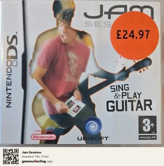 Jam Sessions Nintendo DS, PAL box front