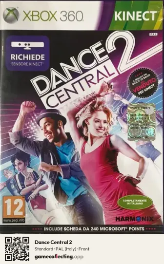 Dance Central 2 Xbox 360, Italy box front