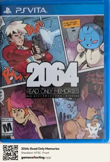 2064: Read Only Memories PlayStation Vita, NTSC box front