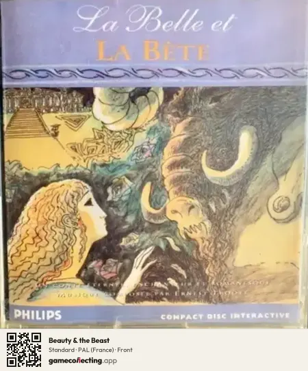 Beauty & the Beast Philips CD-i, France box front