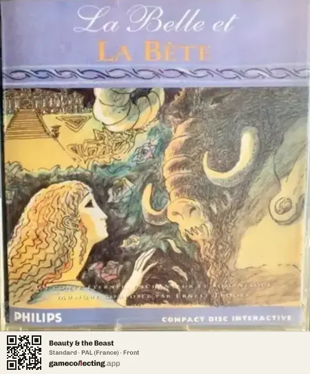 Beauty & the Beast Philips CD-i, France box front