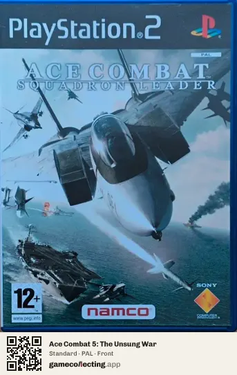 Ace Combat 5: The Unsung War PlayStation 2, PAL box front