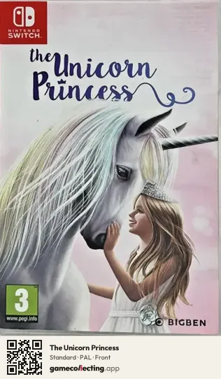 The Unicorn Princess Nintendo Switch, PAL box front