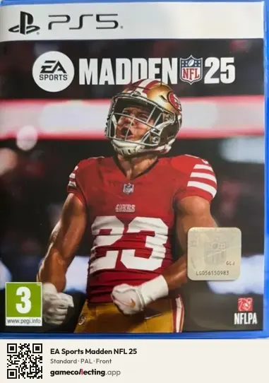 EA Sports Madden NFL 25 PlayStation 5, PAL box front