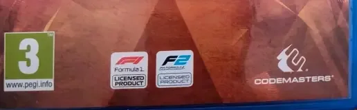 F1 2019, the PEGI square on its front
