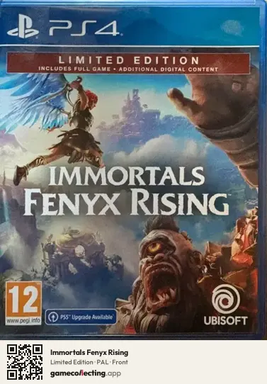 Immortals Fenyx Rising PlayStation 4, PAL box front
