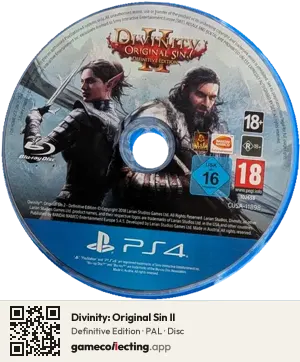 Divinity: Original Sin II PlayStation 4, PAL disc
