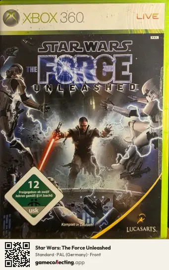 Star Wars: The Force Unleashed Xbox 360, Germany box front