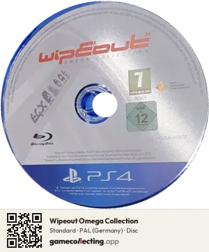 Wipeout Omega Collection PlayStation 4, PAL disc