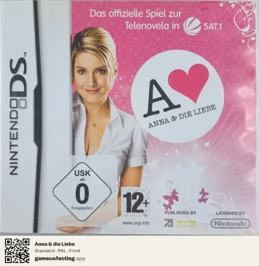 Anna & die Liebe Nintendo DS, PAL box front