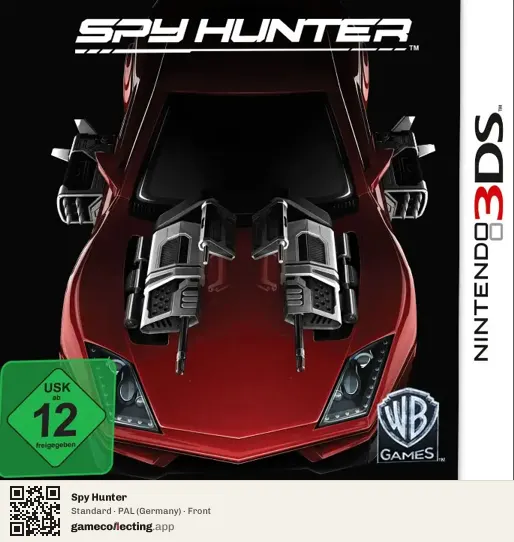 Spy Hunter Nintendo 3DS, Germany box front