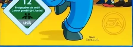 The Simpsons Game, the USK square on its front
